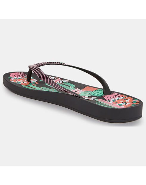 Chanclas Anat Cactus multicolor y negras