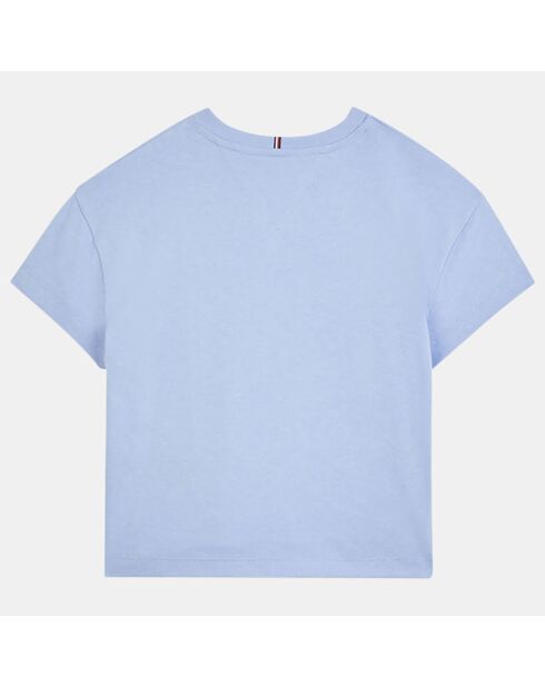 T-Shirt Tommy Devant bleu ciel