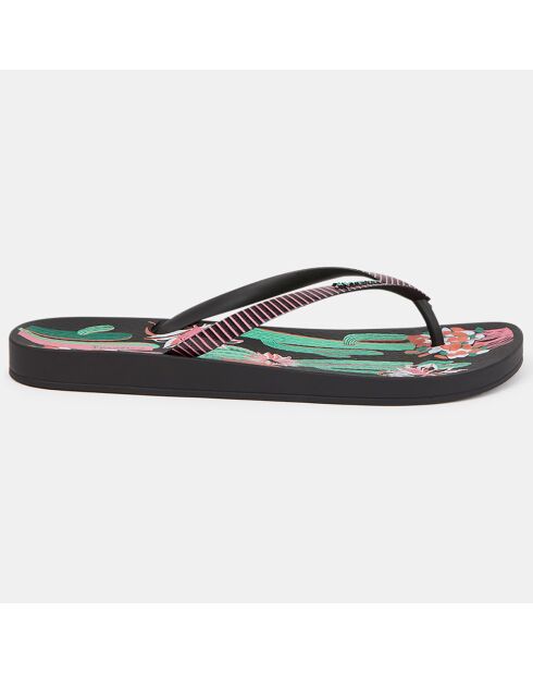 Chanclas Anat Cactus multicolor y negras
