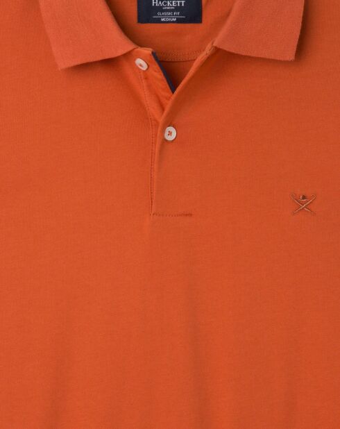 Polo en Jersey Regular Fit uni Smart orange moyen