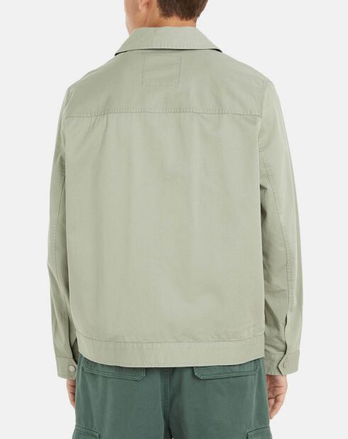 Graugrüne reguläre Jacke