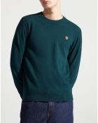 Pull court 100% Laine Logo Blaser vert foncé