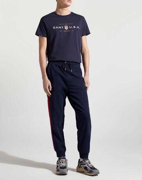 Jogging ajusté bleu foncé