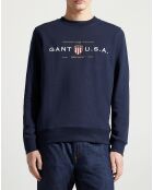 Sweat Bande bleu foncé