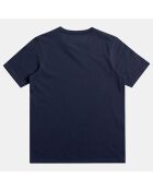 T-Shirt manches courtes logo oval bleu marine