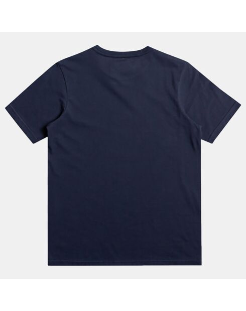 T-Shirt manches courtes logo oval bleu marine