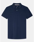 Polo en Jersey Regular Fit uni Smart bleu marine