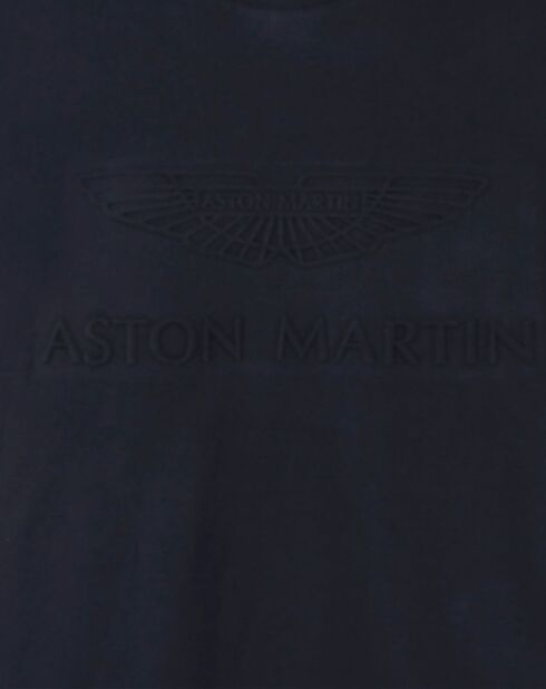 T-Shirt Regular Fit Aston Martin Racing embossé bleu marine