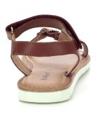 Sandales en Cuir Braska camel