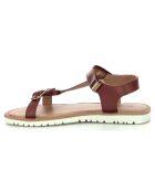 Sandales en Cuir Braska camel