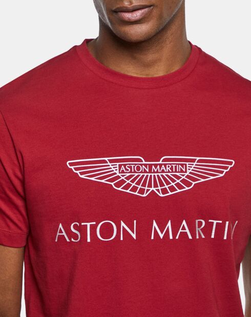 T-Shirt Regular Fit Aston Martin Racing rouge