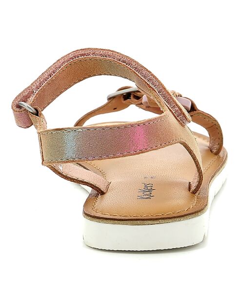 Sandales en Cuir Braska rose/rainbow