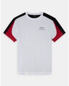 T-Shirt Regular Fit Aston Martin Racing Raglan blanc/noir