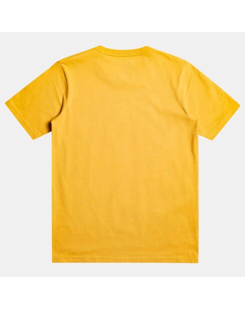 T-Shirt manches courtes logo octogonal jaune