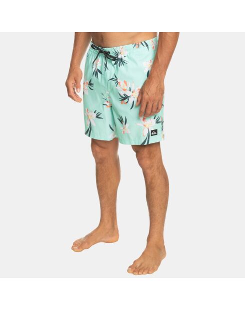 bañador verde/multicolor