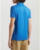 Polo en Jersey Regular Fit uni Smart bleu moyen