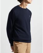 Pull Regular Fit Logo Poitrine bleu marine