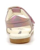 Sandales en Cuir Gilianna rose/rainbow