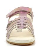 Sandales en Cuir Gilianna rose/rainbow