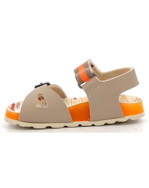 Sandales Sostreet beige/orange/surf