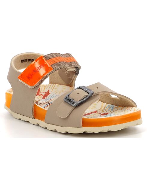 Sandales Sostreet beige/orange/surf