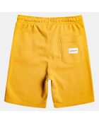 Short molleton logo jaune