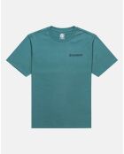 T-Shirt 100% Coton Bio Regular Fit Blazin bleu vert