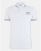 Polo Regular Fit uni Aston Martin Racing Logo blanc