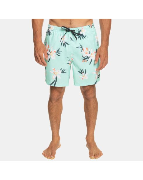 bañador verde/multicolor