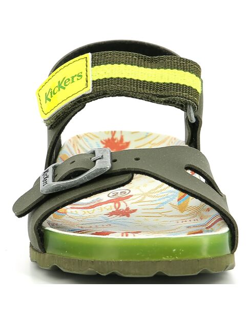 Sandales Sostreet kaki/jaune/surf
