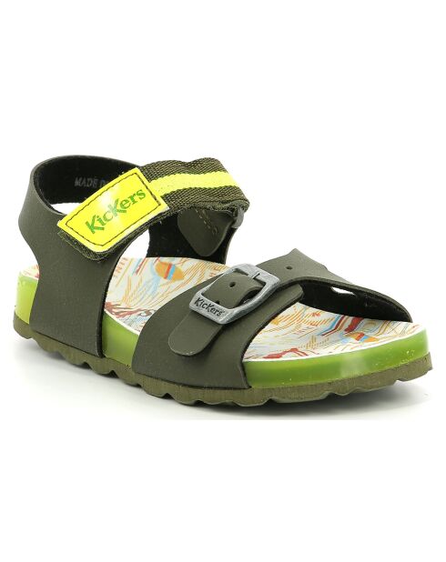 Sandales Sostreet kaki/jaune/surf