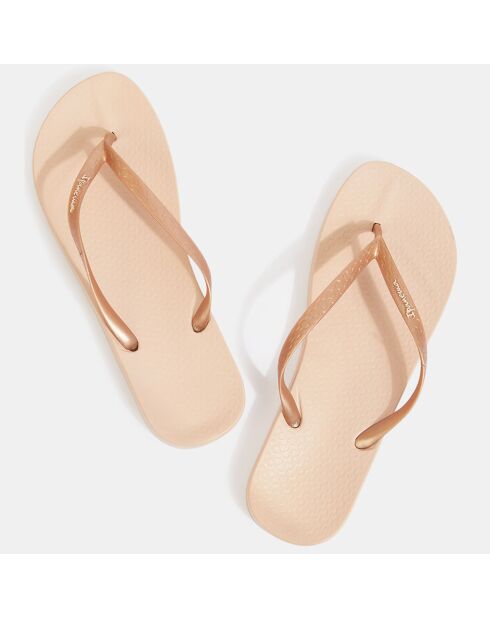 Anat Tan roze teenslippers