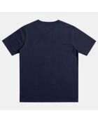 T-Shirt manches courtes tête de mort bleu marine