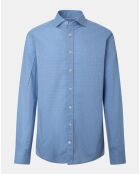 Chemise Slim Fit imprimée bleue