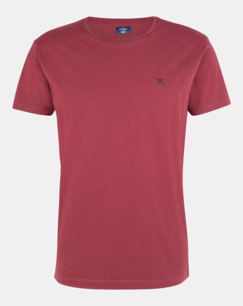 T-Shirt Uni Logo rouge