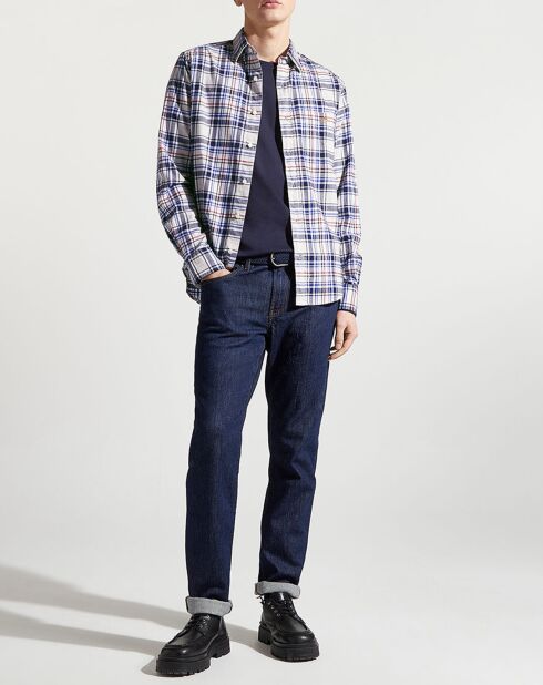 Chemise en Twill Regular Fit à carreaux multicolore