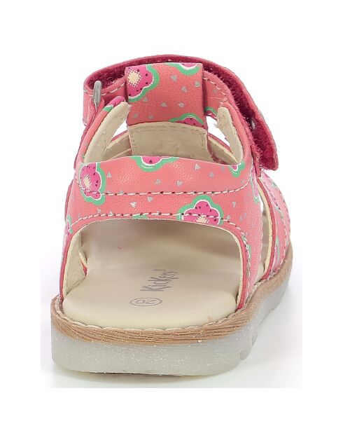 Sandales en Cuir Nonosti rose/flower