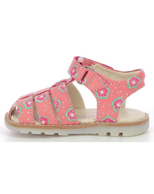 Sandales en Cuir Nonosti rose/flower