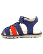 Sandales en Cuir Nonosti bleu/rouge