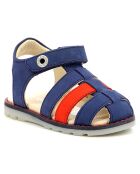 Sandales en Cuir Nonosti bleu/rouge