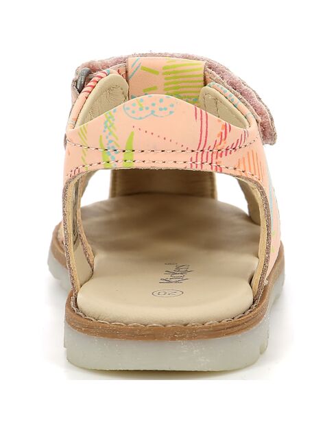 Sandales en Cuir Nonosti rose/sunshine