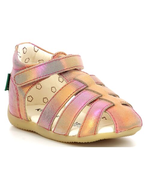 Sandales en Cuir Bigflo-2 rose/rainbow