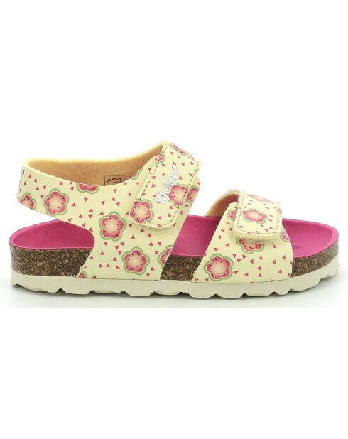 Sandales Summerkro jaune/flower