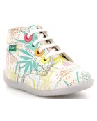 Bottillons en Cuir Bonzip-2 blanc/sunshine