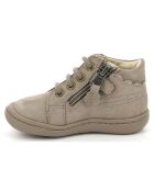 Bottillons en Cuir Kickpinns taupe