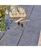 Set de mesa de jardín ANNECY de aluminio con tapa de HPL blanca