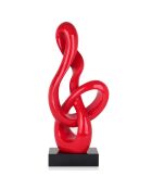 Sculpture en résine Orion rouge - 58x24x15 cm