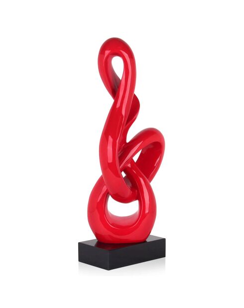 Sculpture en résine Orion rouge - 58x24x15 cm