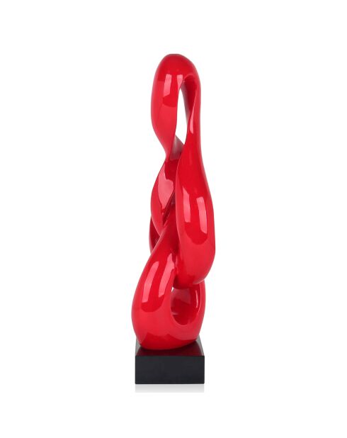 Sculpture en résine Orion rouge - 58x24x15 cm