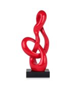 Sculpture en résine Orion rouge - 58x24x15 cm